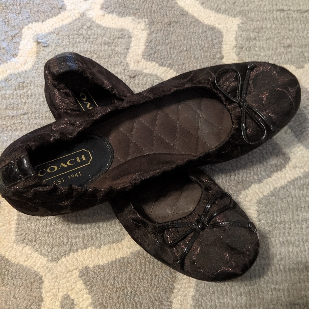 Coach Jilly Flats size 7